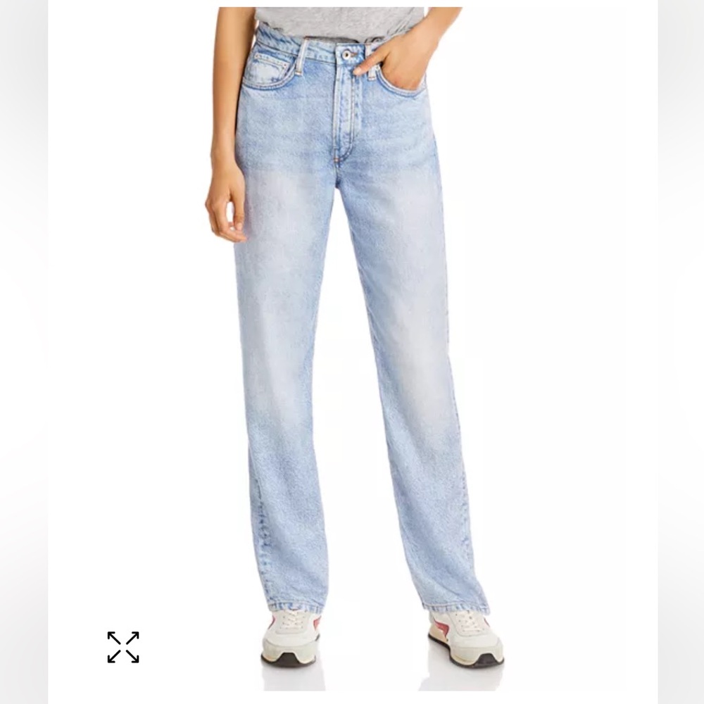 Rag and Bone Alex fluid straight leg sweatpant jeans